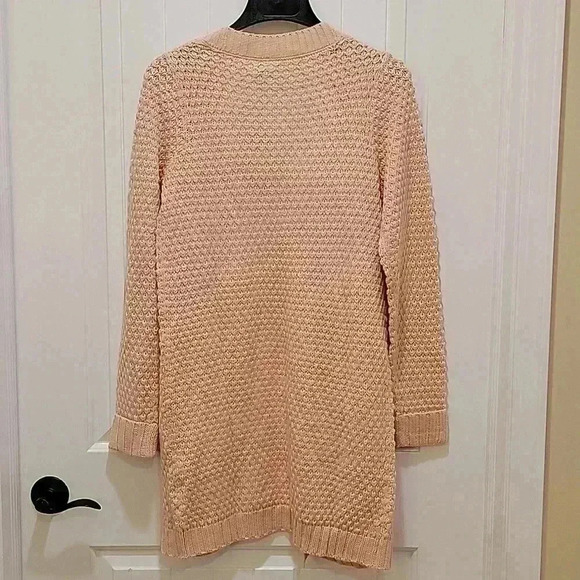 Vera Moda Textured Open Cardigan Sweater Size Medium - Picture 4 of 7